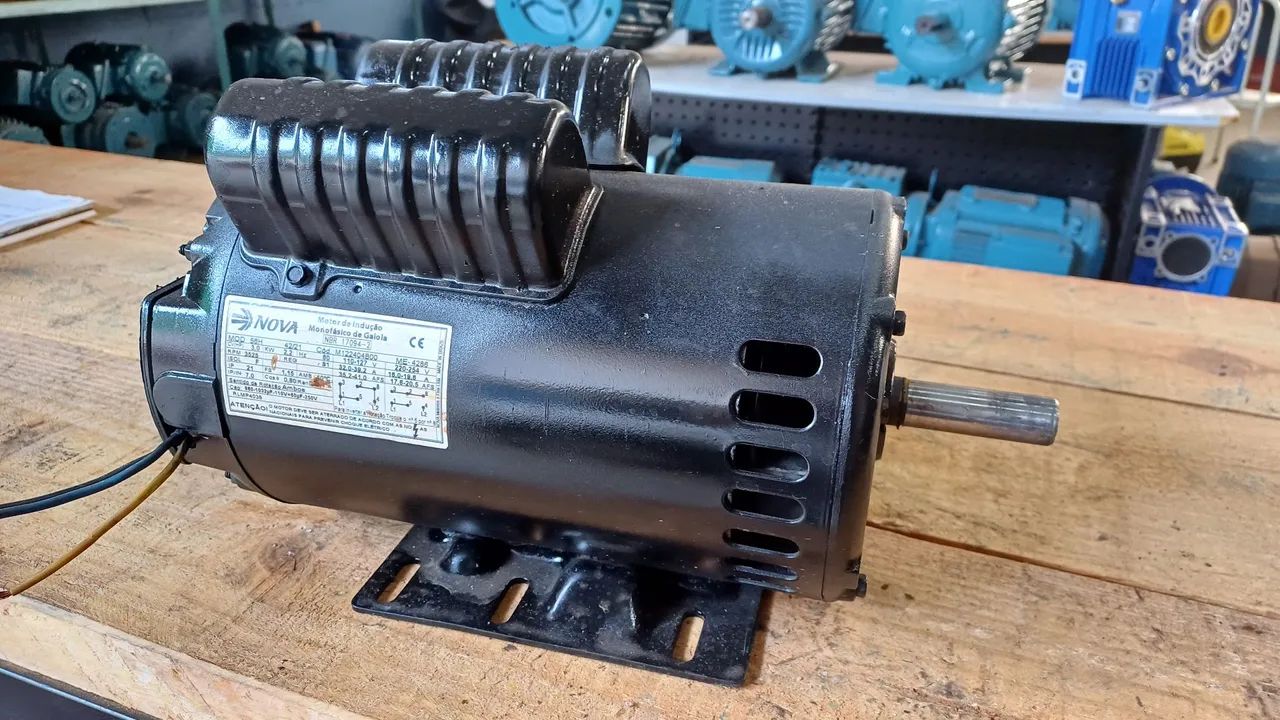 Motor Elétrico Monofásico  3cv alta rotação 