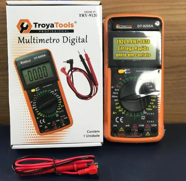 Multimetro DIgital com Bip Sonoro  Tecnologia de Desligamento Automatico - Foto 5