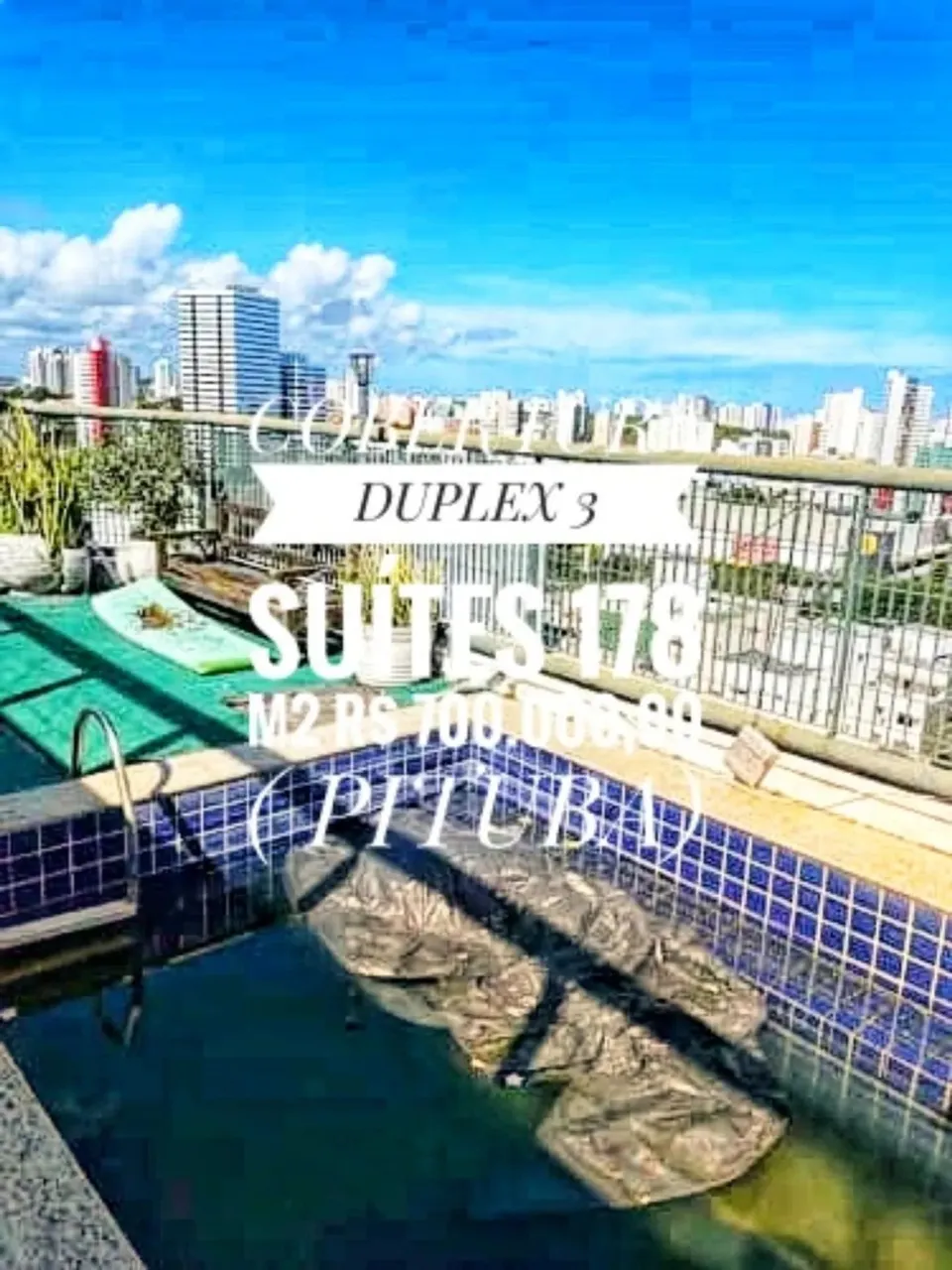 OPORTUNIDADE ÚNICA: Cobertura 3/4 na Pituba, Salvador-BA! 3 suítes, 178m², piscina no cond