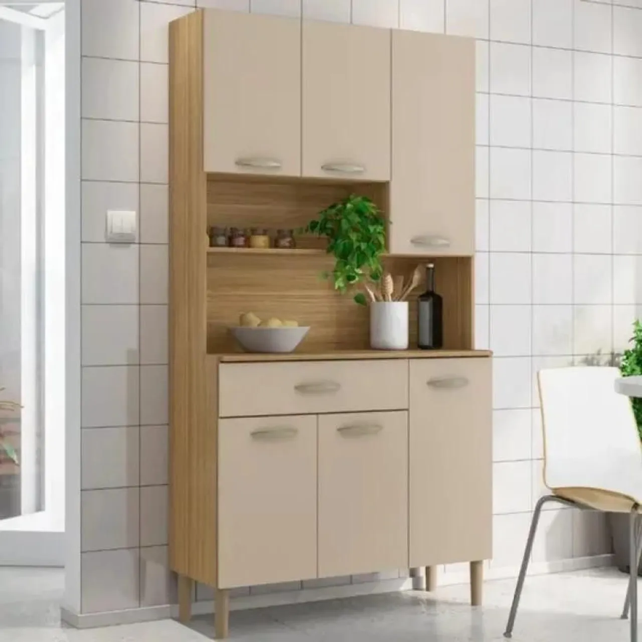 Armário de Cozinha Completo - Design Moderno e Funcional