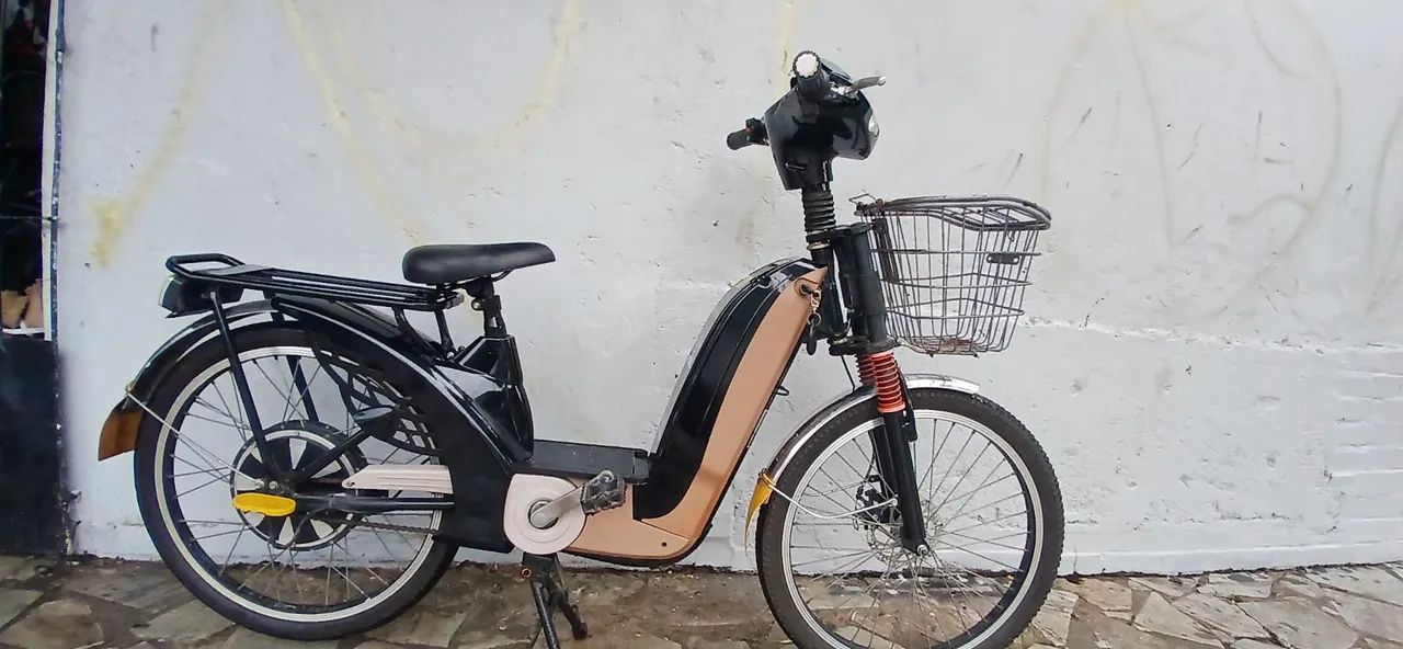 Bicicleta eletrica com baterias novas 3.500 - Foto 2