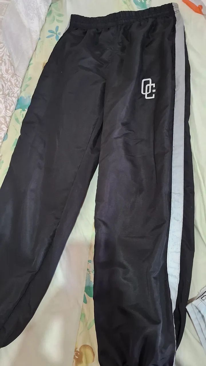 Calça Overcome preto com detalhe cinza - Foto 2