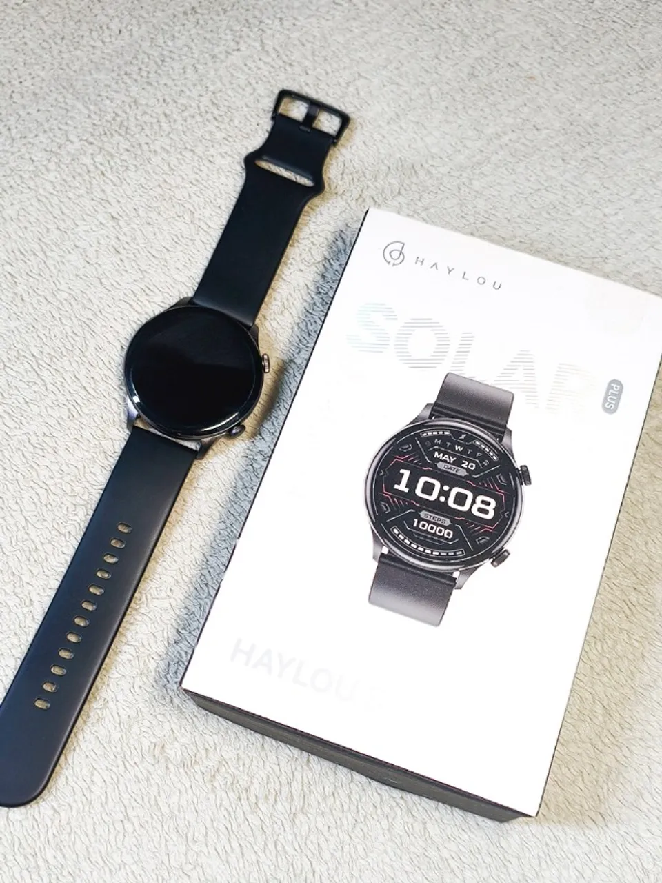 Smartwatch Haylou Solar Plus RT3 relógio inteligente 1.43 AMOLED