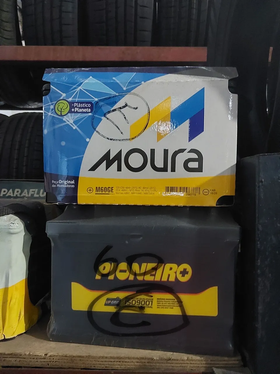 Bateria Moura e Bateria Ronziro
