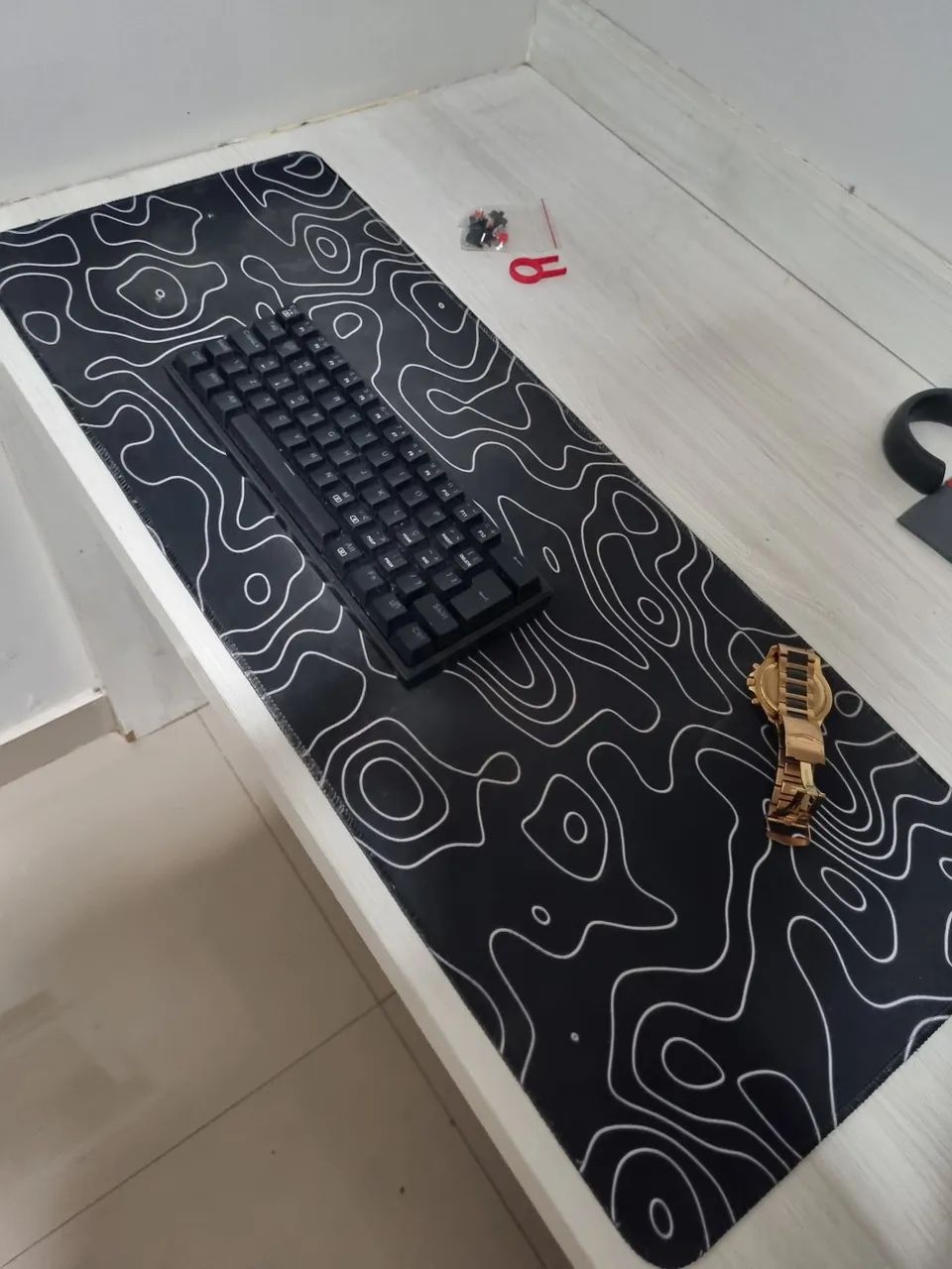 Teclado mecânico redragon switch marrom 