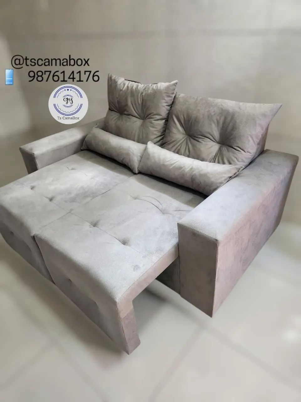 Sofá 2 Lugares Confortável e Moderno - Foto 2