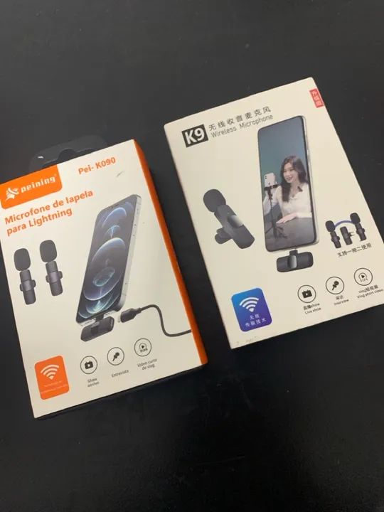 Três Microfones sem fio para celular - Foto 3