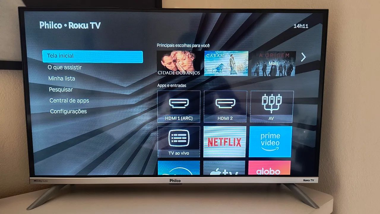 TV Philco Roku 32 polegadas