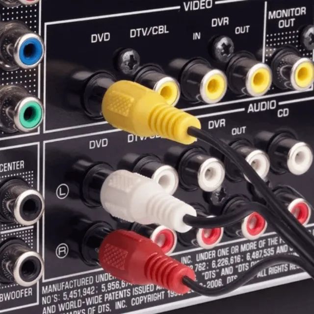 Cabo RCA Audio e Vídeo 2 Metros para TV - Foto 2