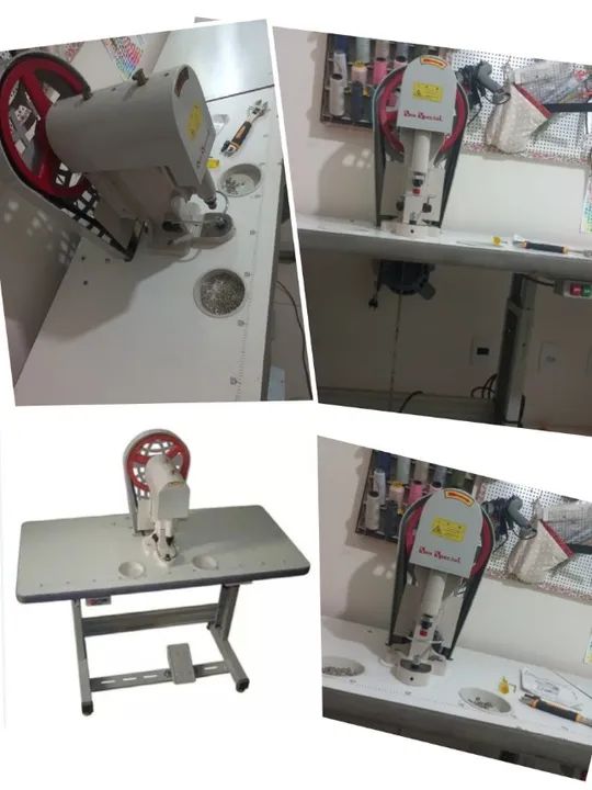 MÁQUINA DE COSTURA, PREGAR BOTÕES, REBITES, ILHÓS E OUTROS - Foto 2