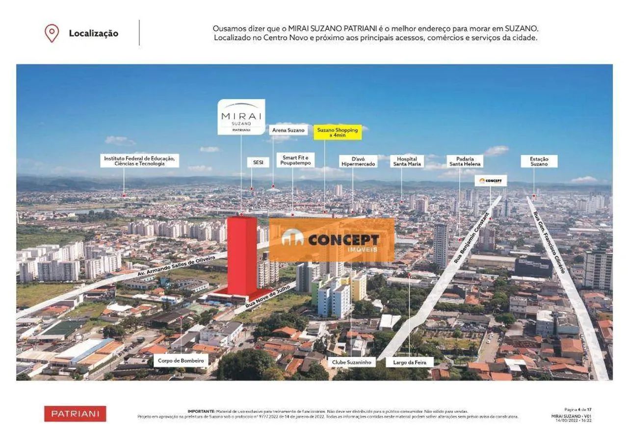 Apartamento com 1 dormitório à venda, 47 m² por R$ 443.710,00 - Jardim Santa Helena - Suza - Foto 3