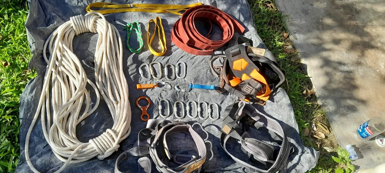 Equipamento de rapel / trabalho em altura