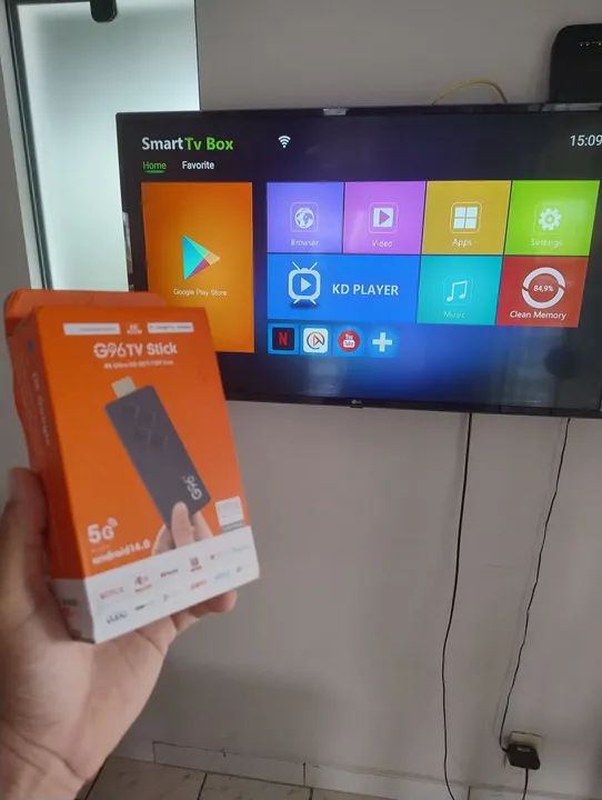 MX10 F2 TV Stick 4K Android TV - Foto 2