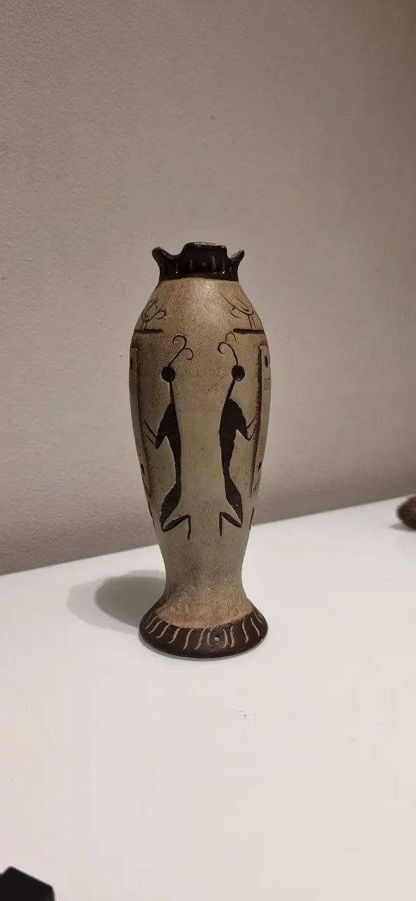 Vaso Decorativo Artesanal com Design Tribal - Foto 2