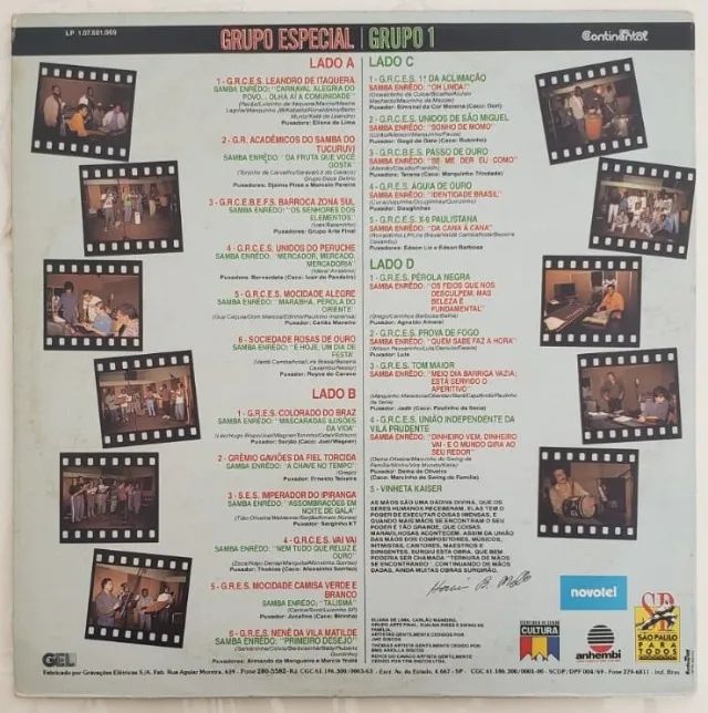 Lp Escolas de samba de São Paulo - 1993 - Foto 4