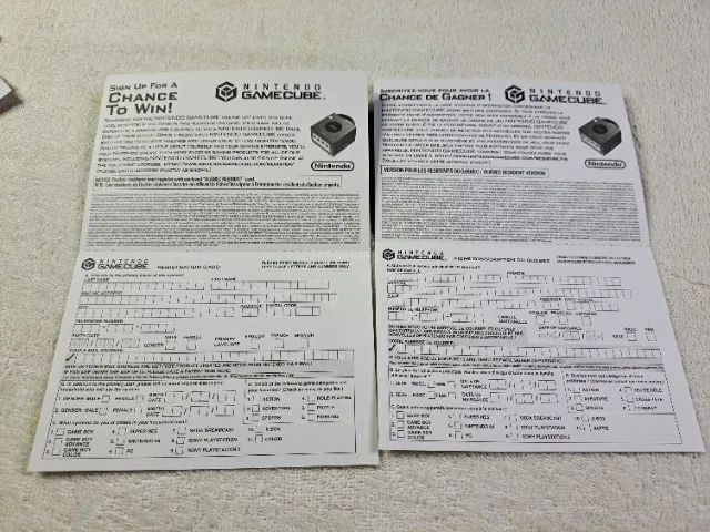 Manual, panfletos e saquinho do console Nintendo Gamecube. Completo sua coleção. Game Cube - Foto 4