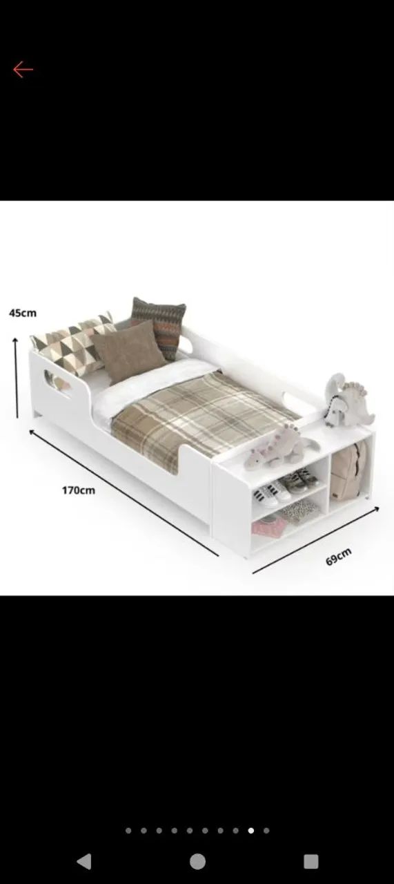 Cama Infantil nova na caixa  - Foto 2