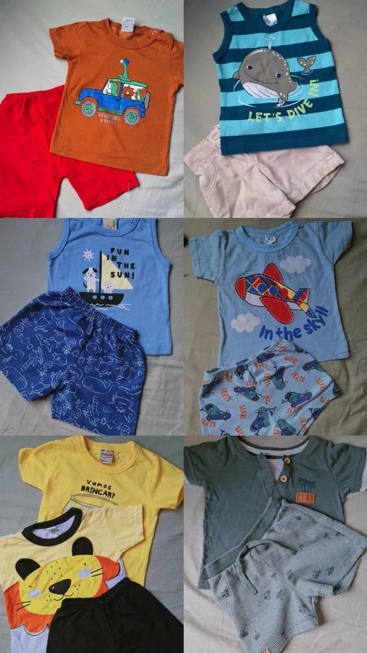 Kit Roupas Bebê Menino - Diversos Modelos
