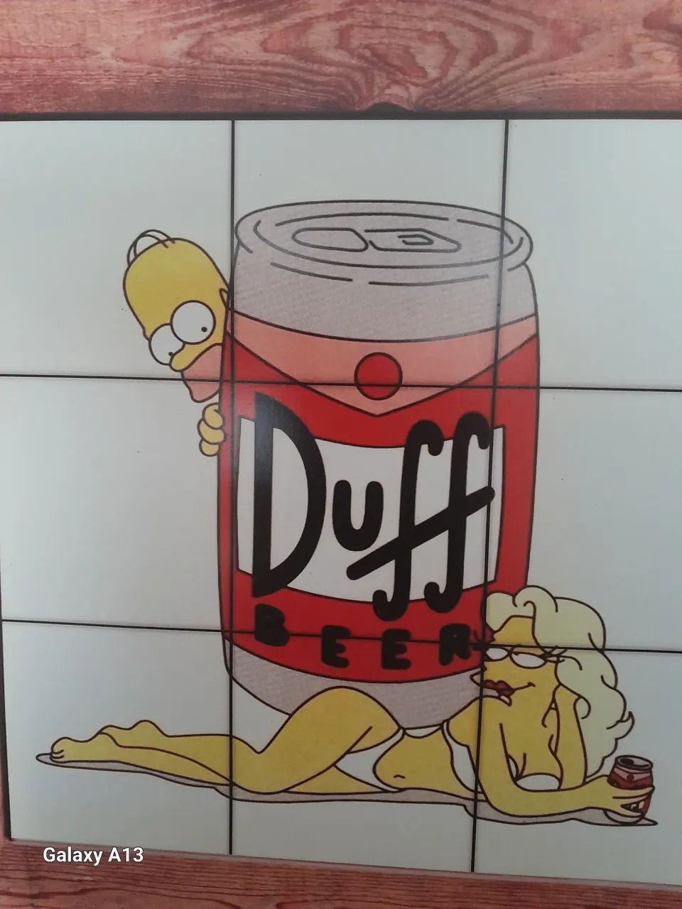 Quadro Decorativo 48cm/ Duff Beer - The Simpsons - Foto 2