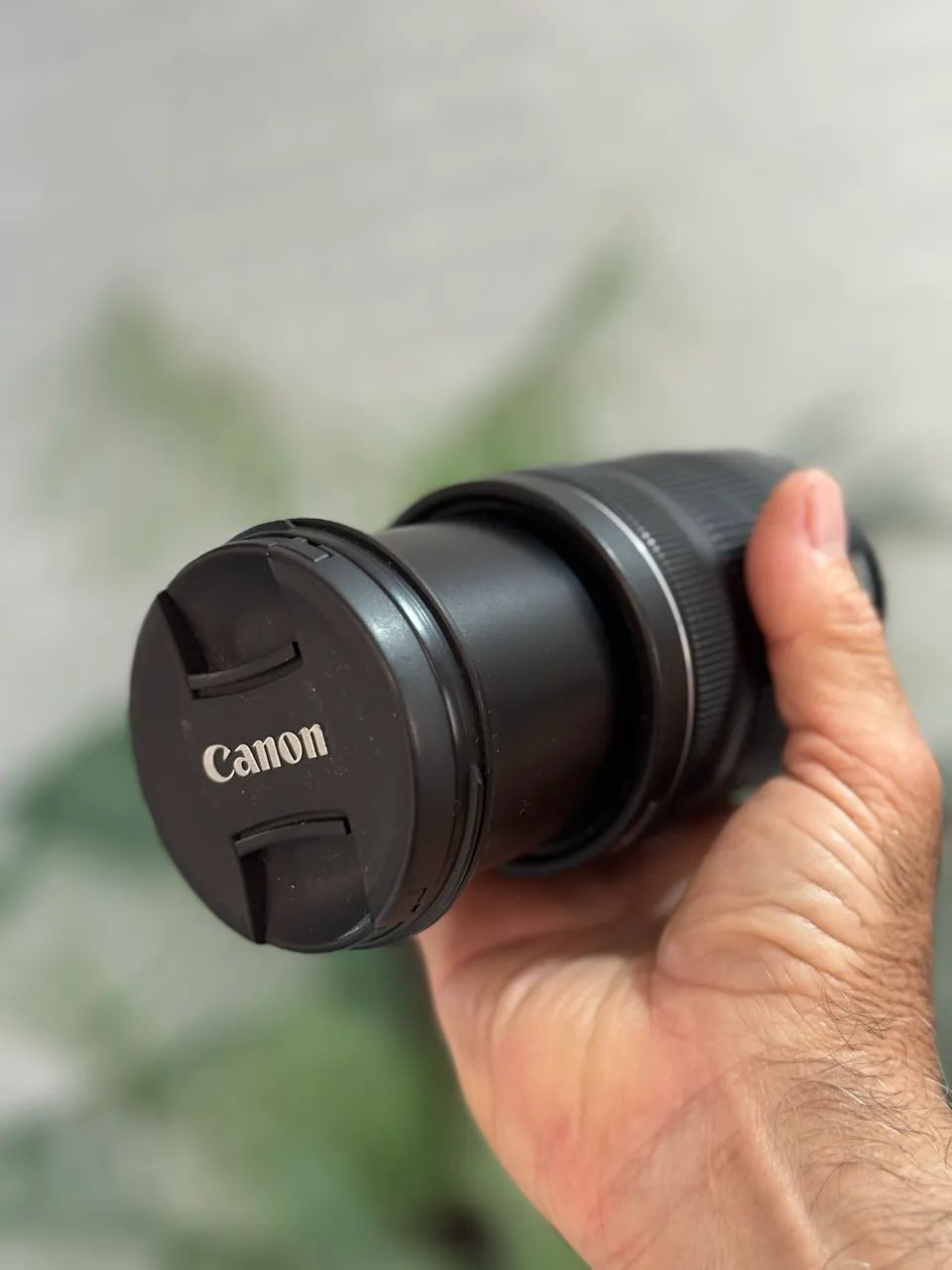 Lente Cânon 18-135mmc/Filtro e Parasol - Câmeras e Filmadoras