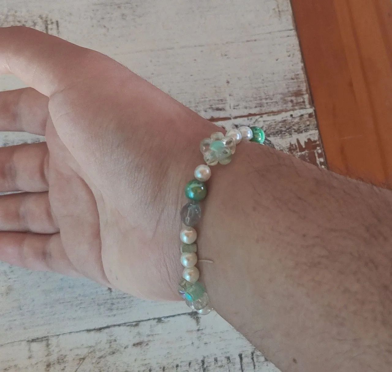 Conjunto de Pulseiras de miçangas coloridas - Foto 2