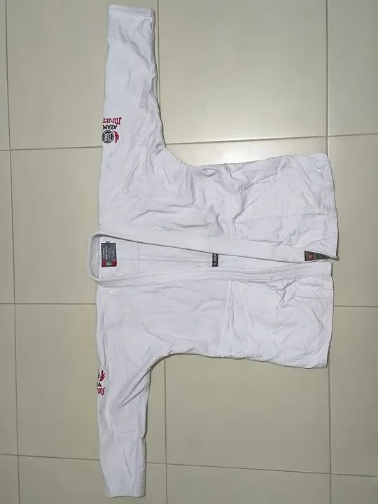 Kimono de jiu-jitsu Atama - A4 - Novo - Branco - Foto 3