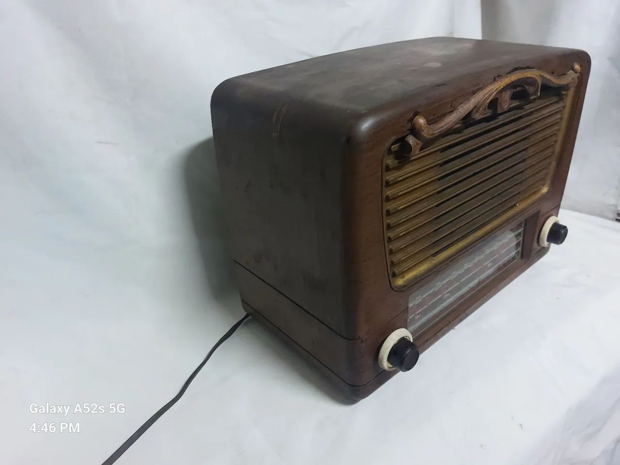 Rádio Antigo Philips modelo BR 346U funcionando  - Foto 2