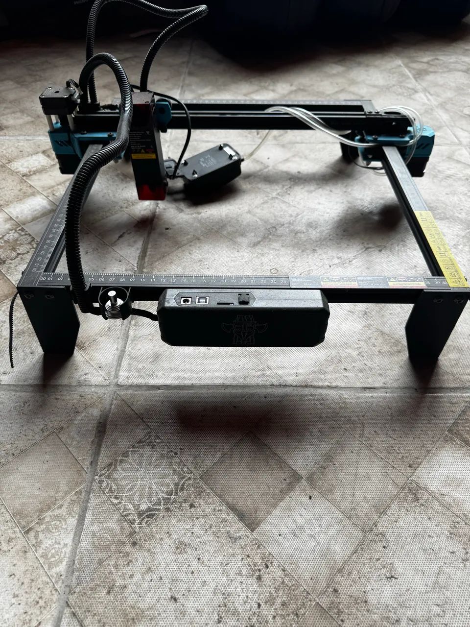 10W TTS-10 PRO Gravadora a laser + compressor de Ar