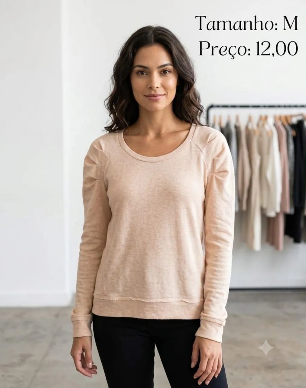Blusa manga princesa