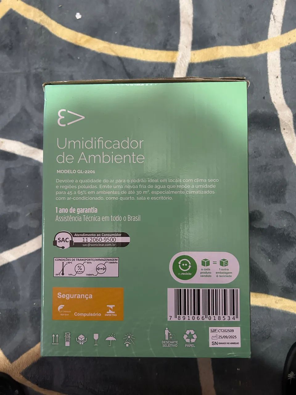 Umidificador de Ar Caretech GL2201 2,2 Litros - Foto 2