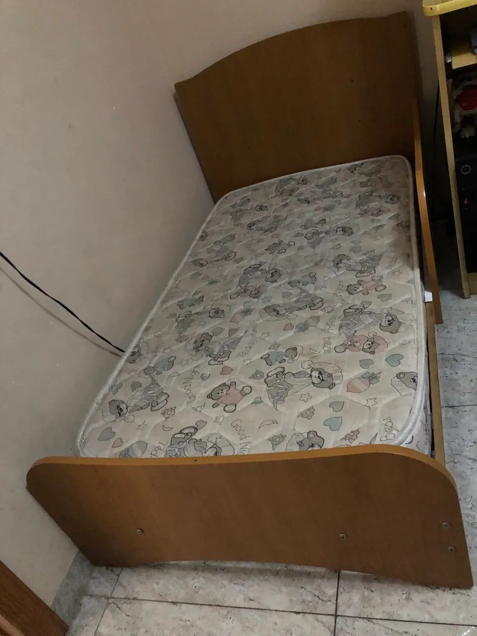 Berço que vira Mini Cama com colchão  - Foto 2