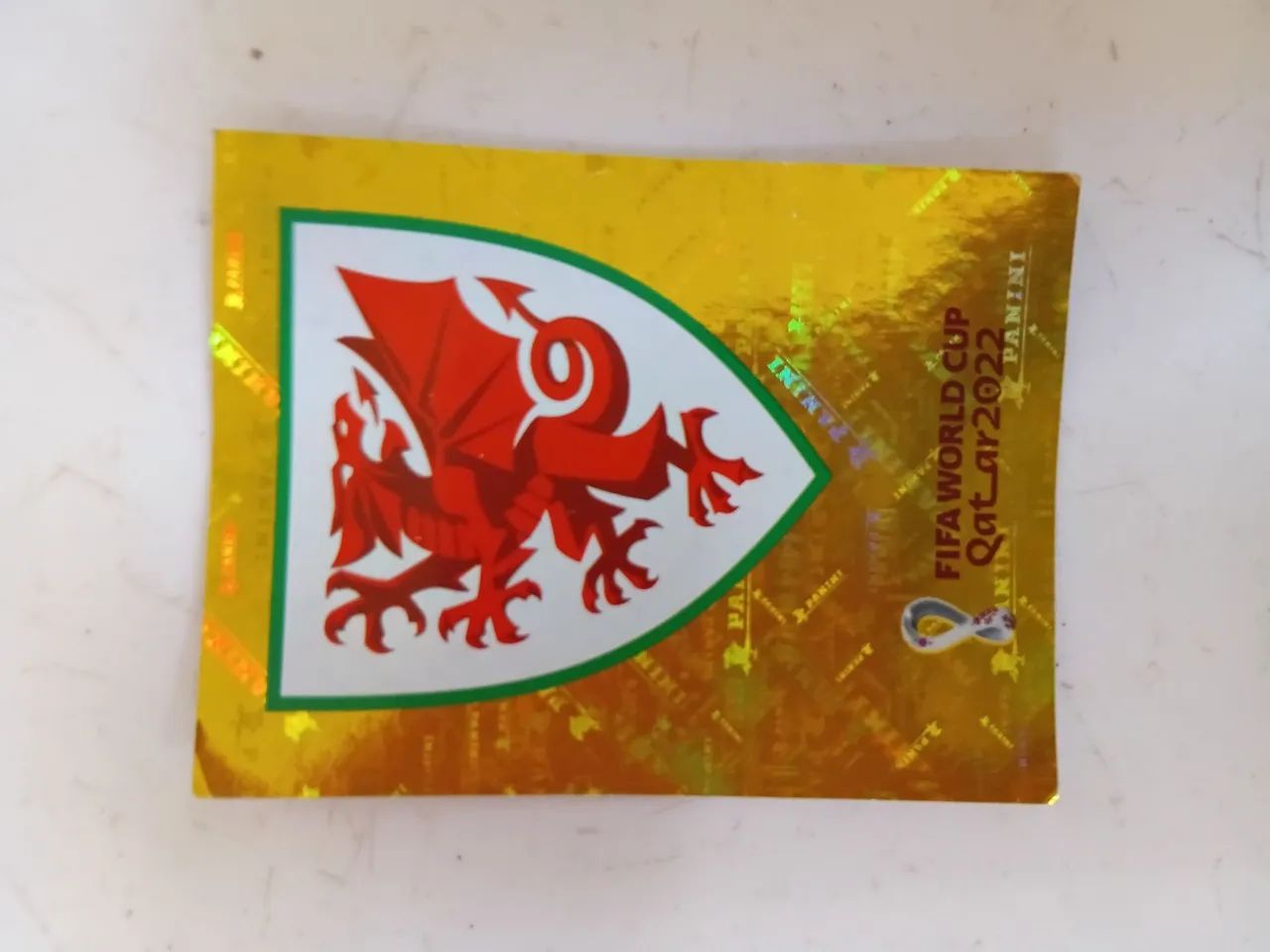 Logo figurinha copa de 2022 País de Wales / WAL 2 