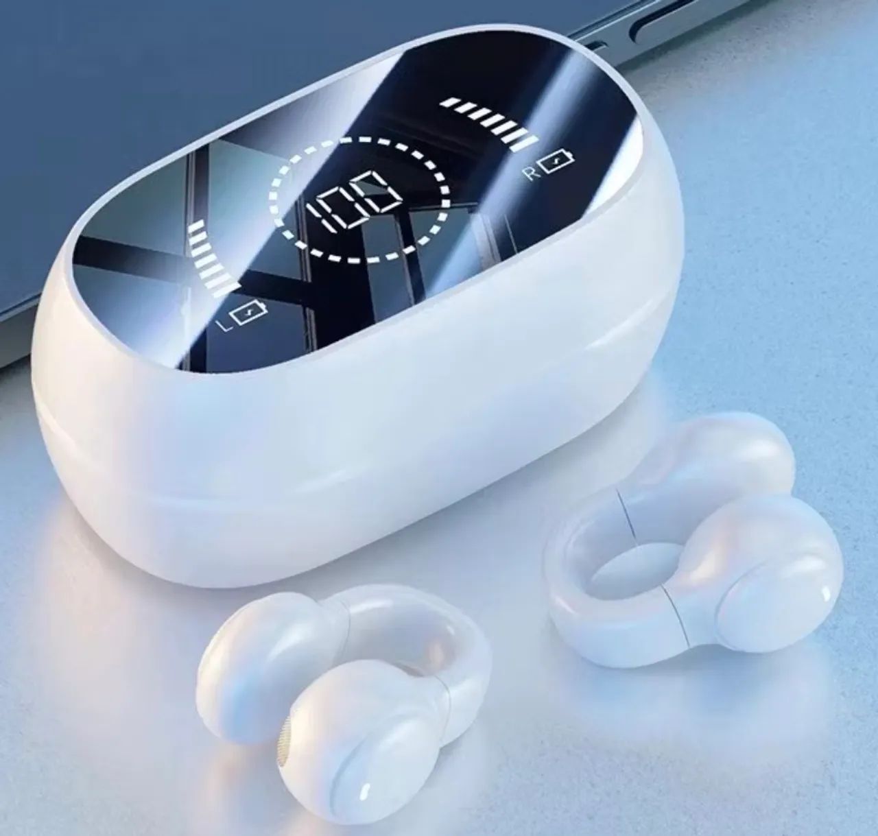 Fone de Ouvido Bluetooth Sem Fio Digital Alta Qualidade Intra Auricular