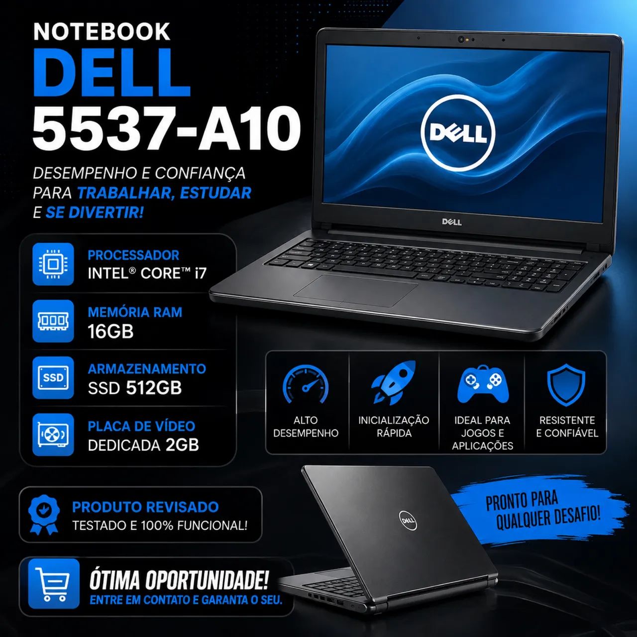 Notebook Dell I7