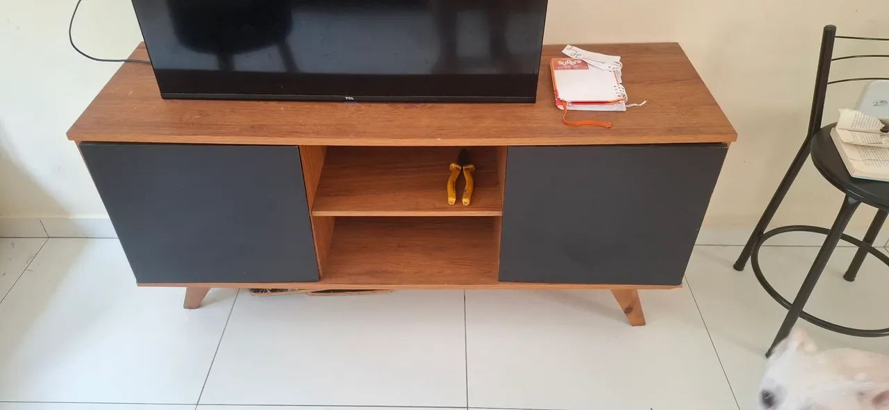 Sofa, kit poltrona, rack e mesa  - Foto 3
