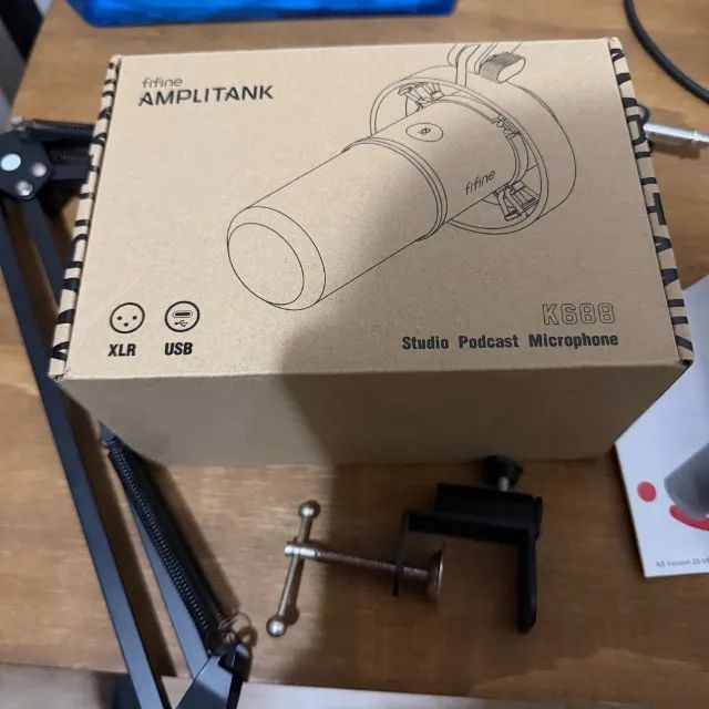 Microfone Fifine K688 USB/XLR Dinâmico para Podcast e Lives - Foto 2