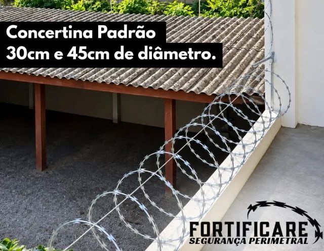 Cerca Concertina instalada