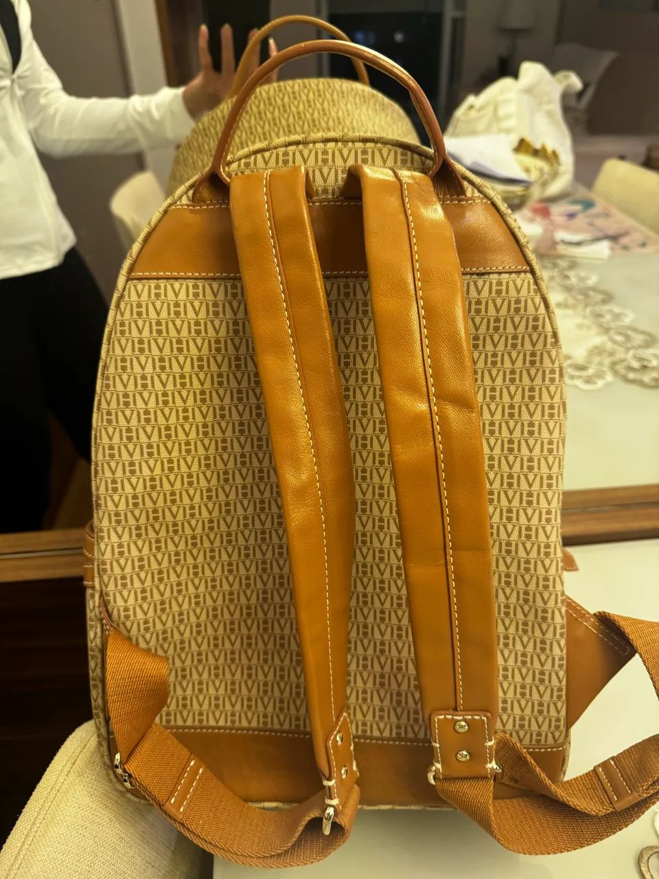 Mochila de couro Victor Hugo - Foto 3