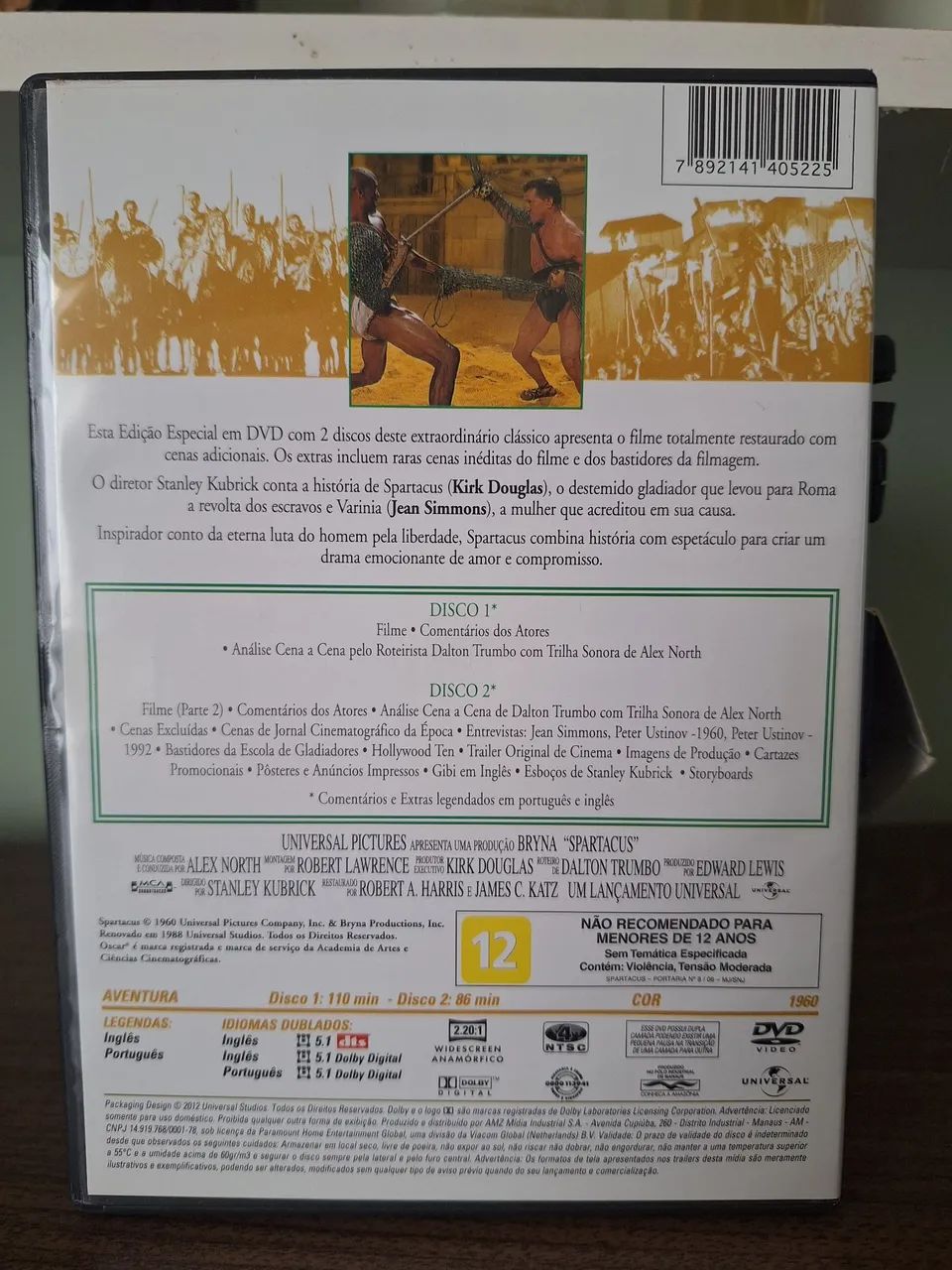 DVD Spartacus - Foto 2