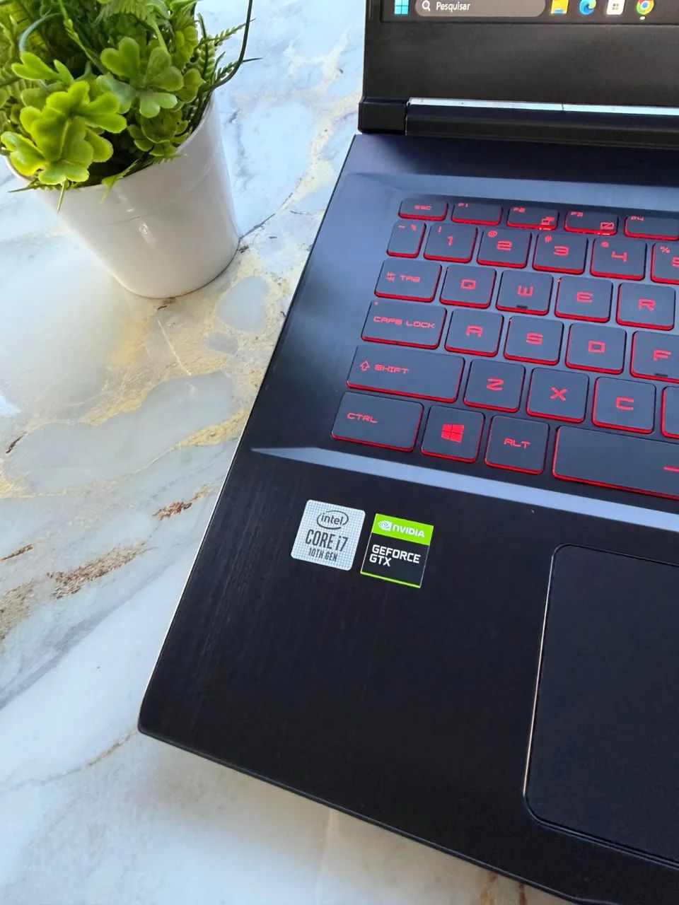 Notebook Gamer MSI i7 GTX 1660ti (COM GARANTIA) - Foto 4