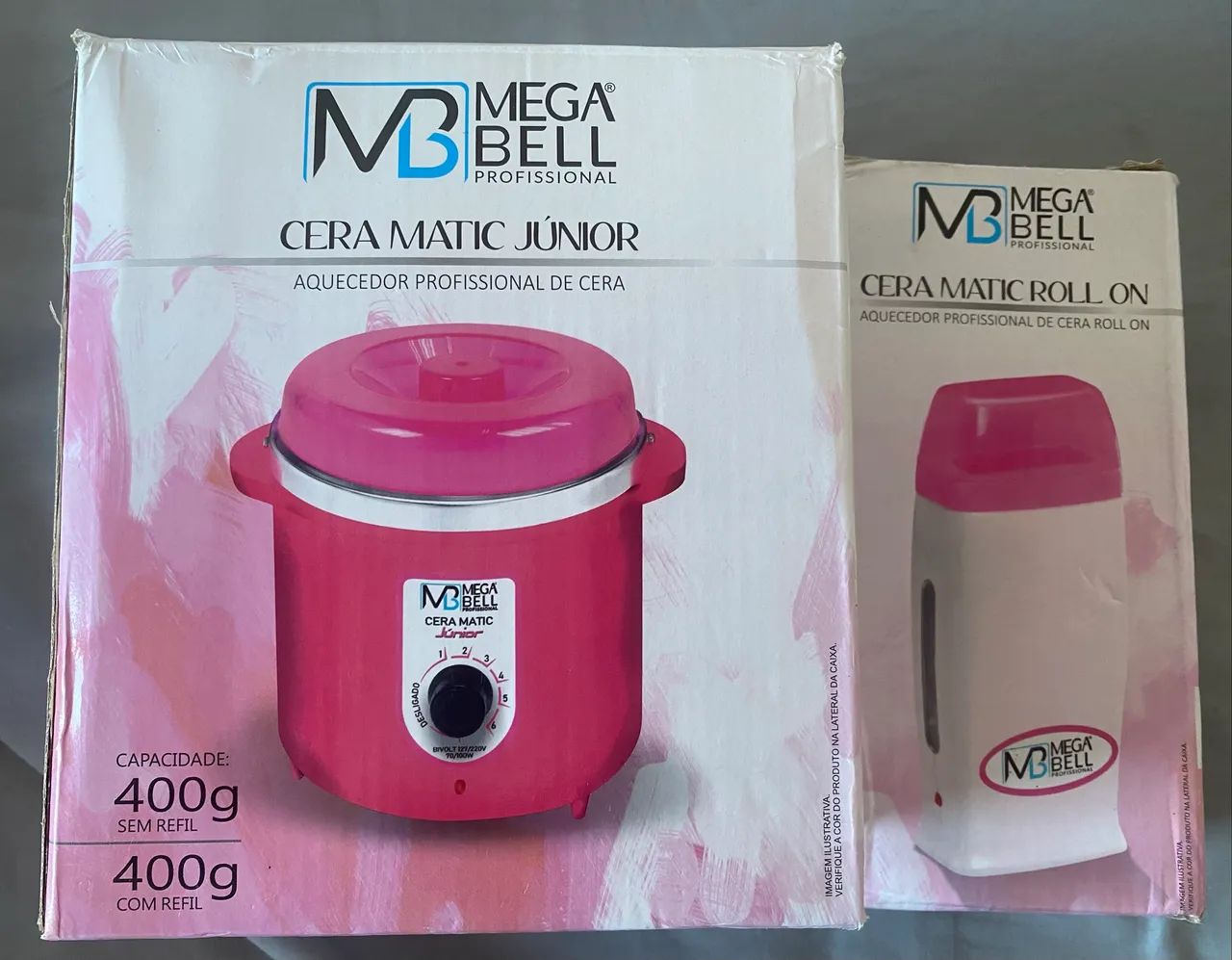 (Depilação) Termocera e aquecedor roll 