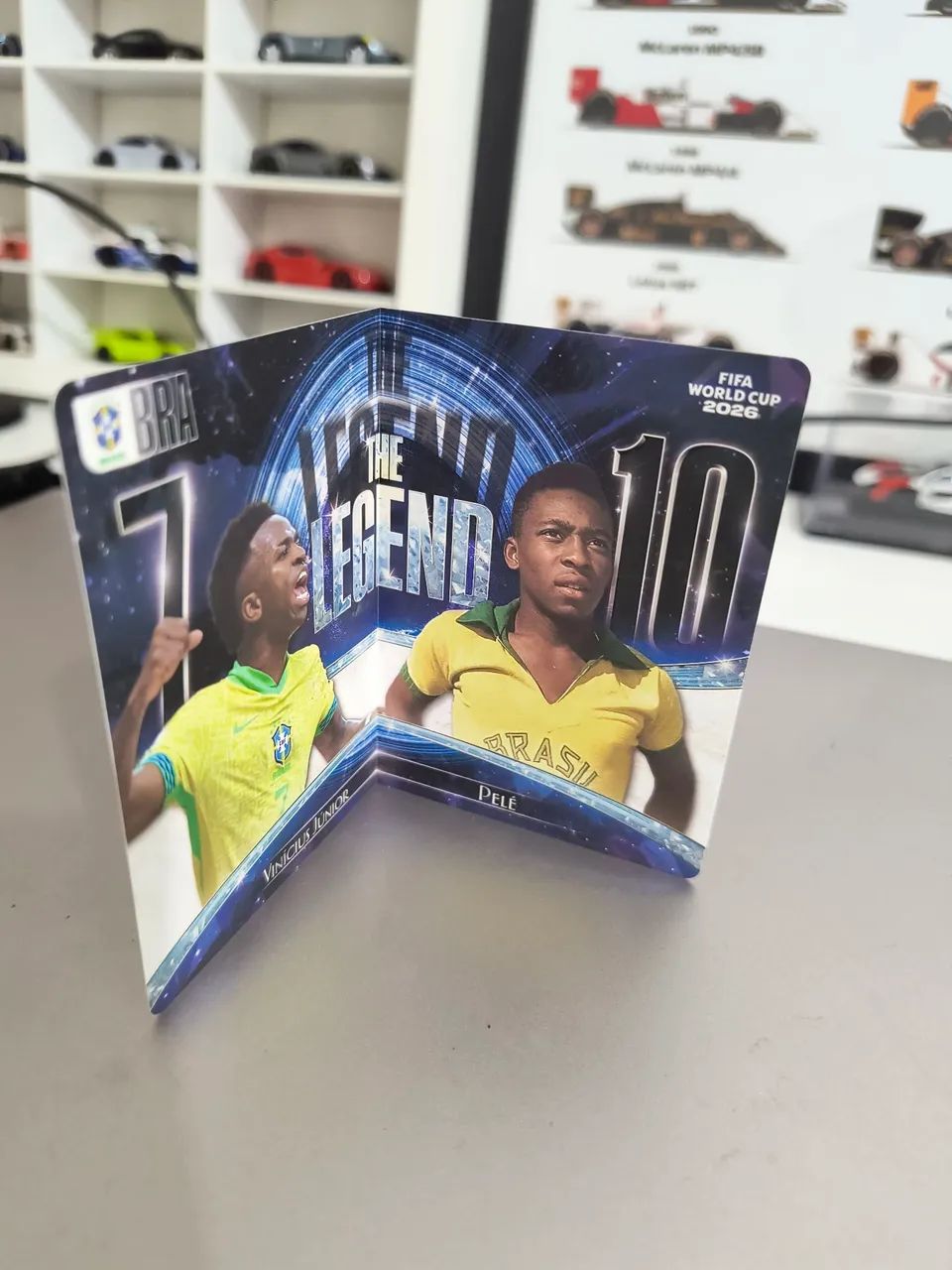 Cards LEGEND KAYOU PANINI PELÉ & VINÍCIUS JR - Foto 3