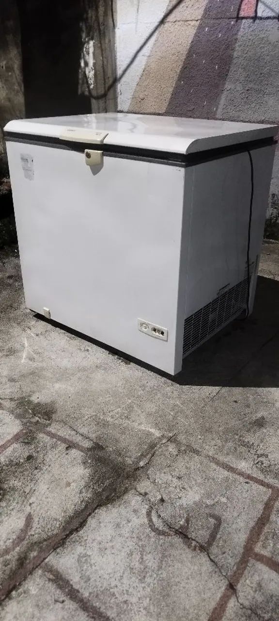 Freezer horizontal Consul dupla ação com controle de temperatura todo original lindo - Foto 4