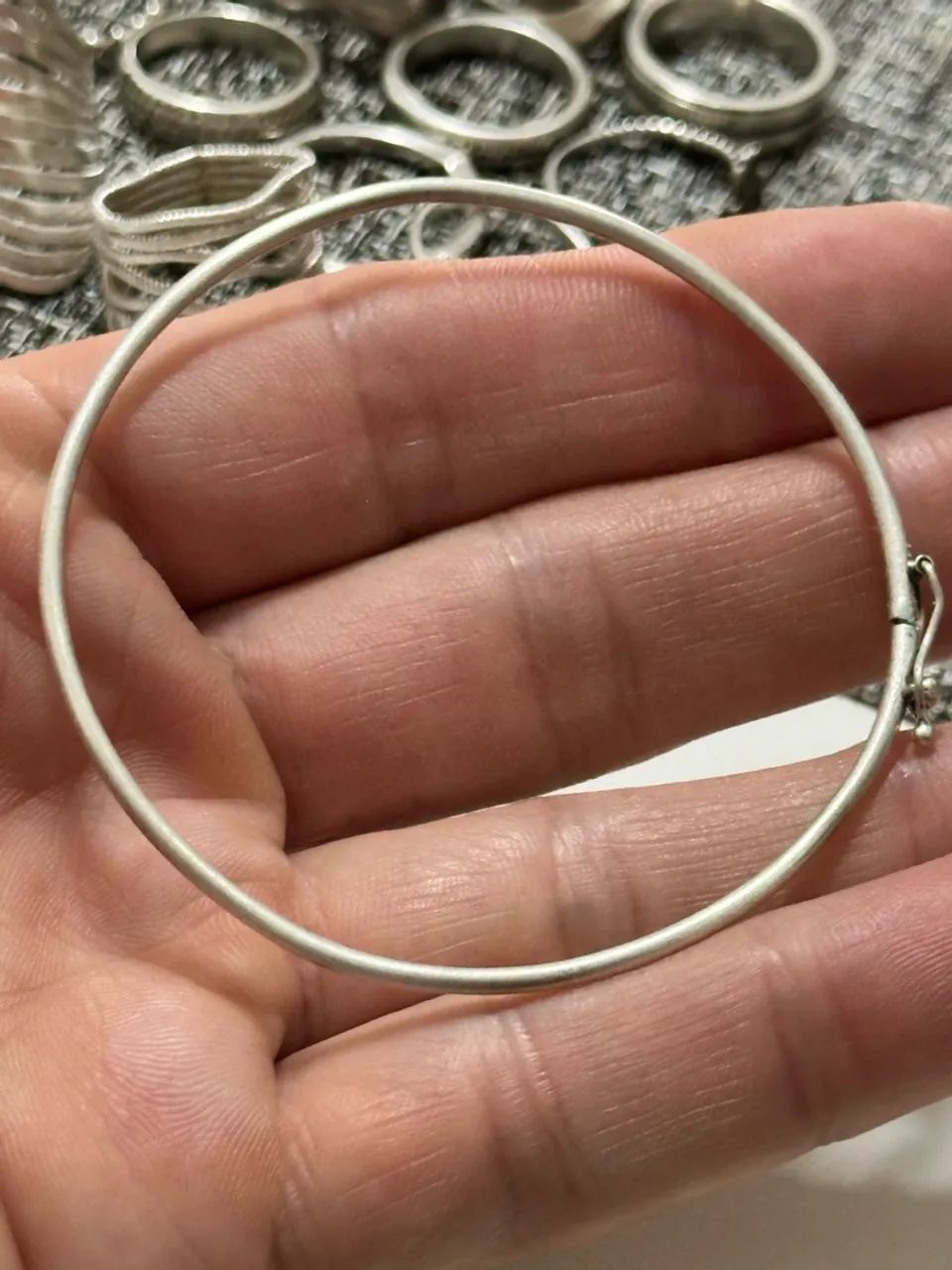 Bracelete Pulseira em Prata