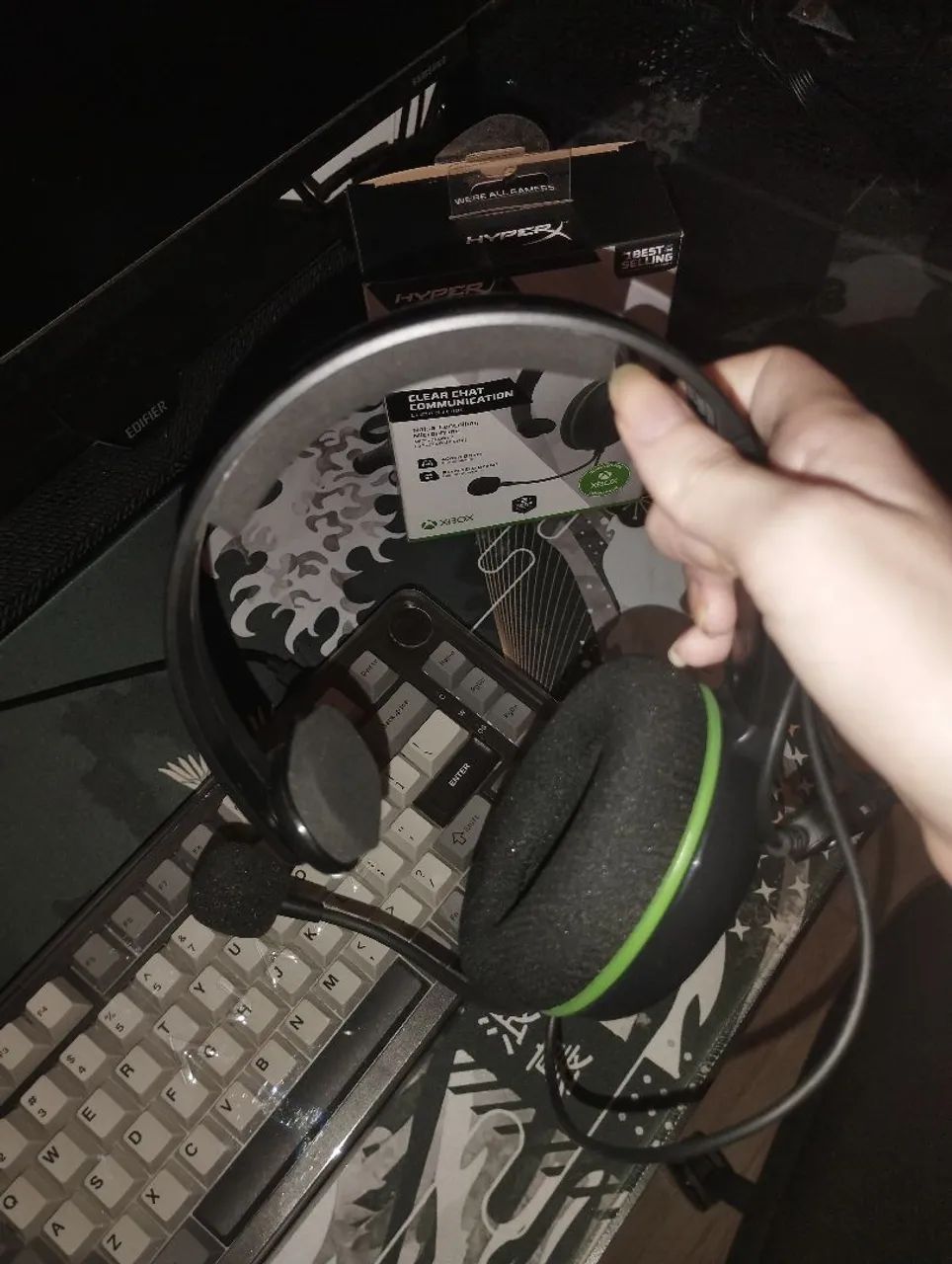 Fone Hyperx Cloudx Chat novíssimo  - Foto 4