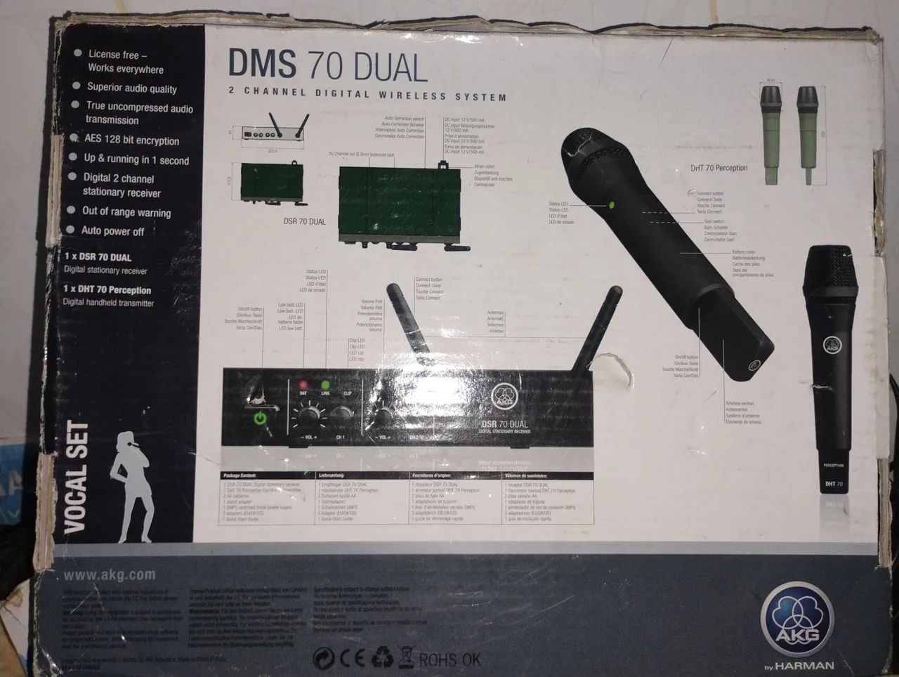 Microfone Akg WMS 70  - Foto 2