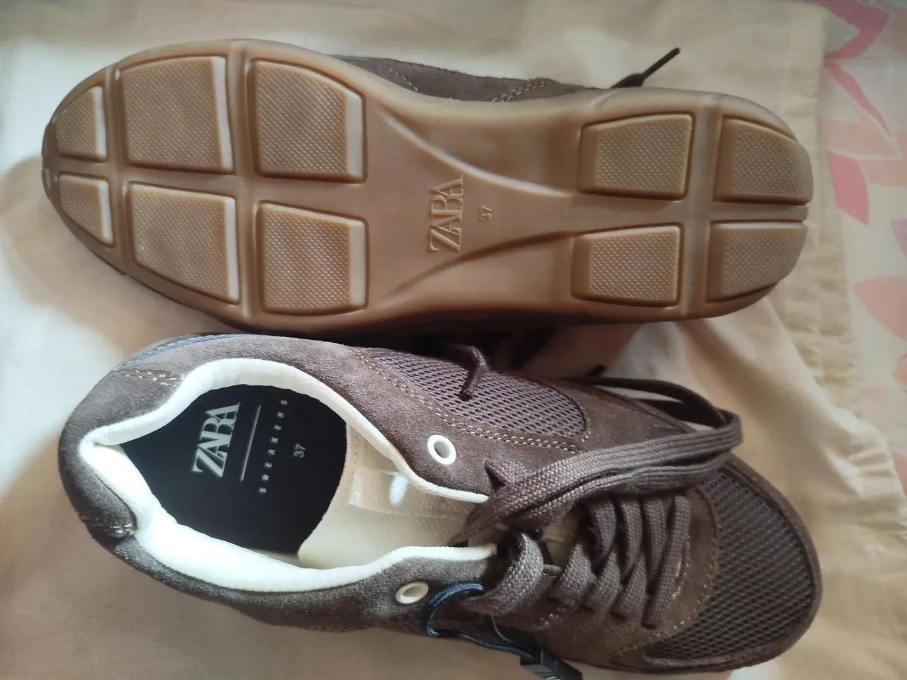 Tênis Sneakers Marrom - Foto 3