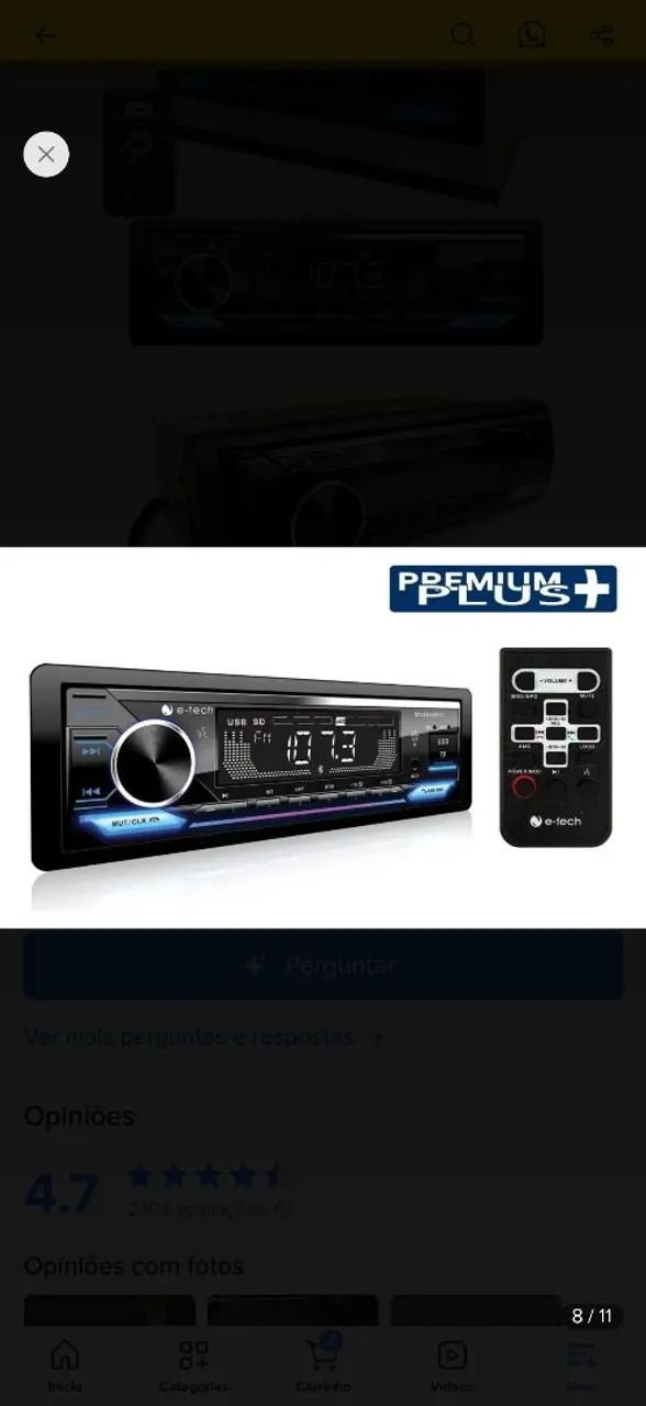 Vende se rádio MP3 E Tech modelo Premium Plus  - Foto 5