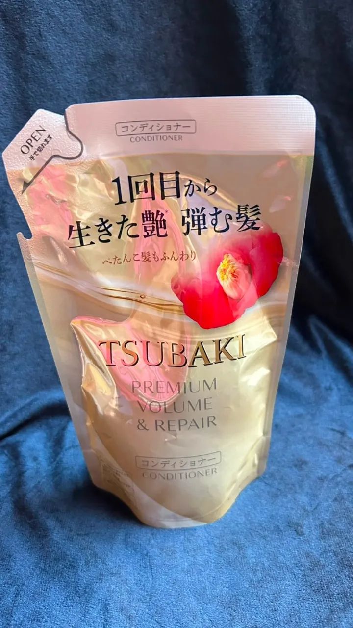 tsubaki - refil shampoo e condicionador premium volume & repair - Foto 4