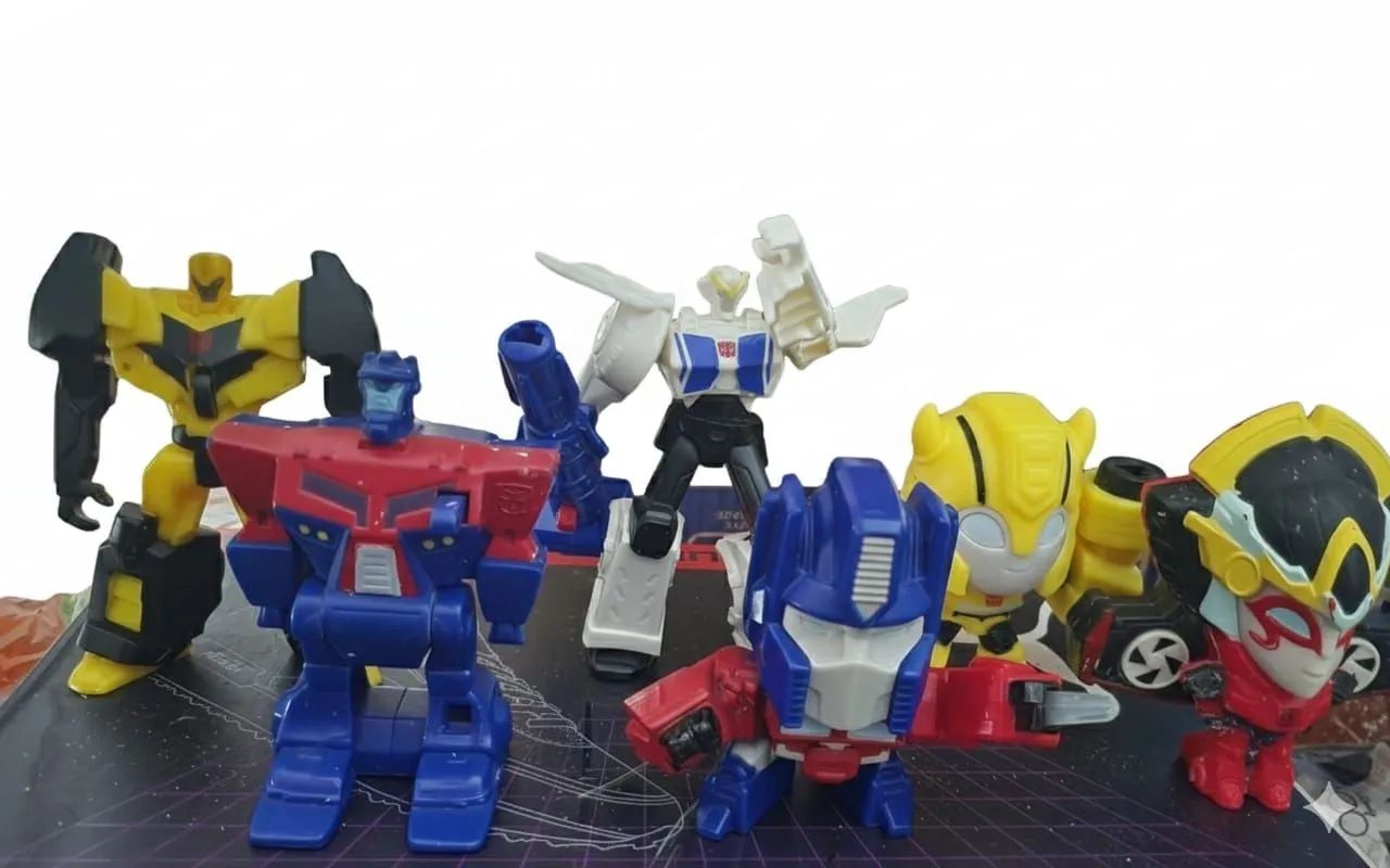 Coleção bonecos transformers mc donalds 